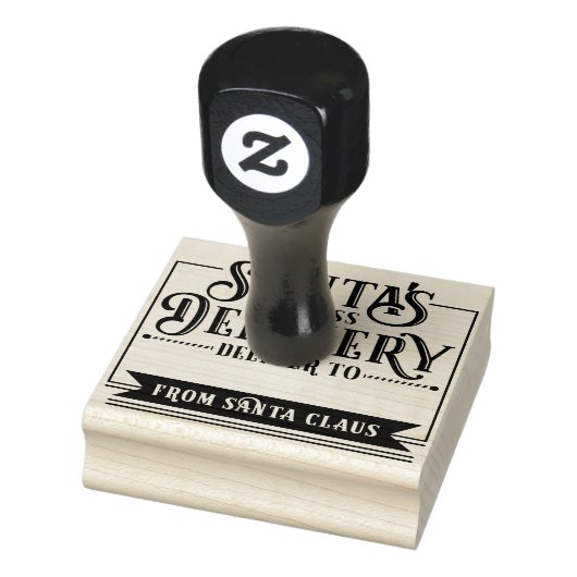 サンタク表現リスマスからのサンタの配達 ラバースタンプ (スタンプ)