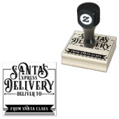 サンタク表現リスマスからのサンタの配達 ラバースタンプ (押印)