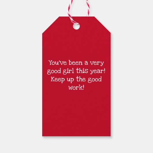 サンタク表現リスマスからの贈り物 ギフトタグ (裏面)