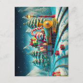 サンタク表現リスマスイブのエンクロージャカード エンクロージャーカード (正面)