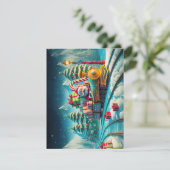 サンタク表現リスマスイブのエンクロージャカード エンクロージャーカード (スタンド正面)