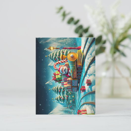 サンタク表現リスマスイブのエンクロージャカード エンクロージャーカード (スタンド正面)