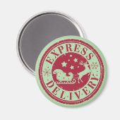 サンタク表現ロースからのヴィンテージ配信 マグネット (正面/裏面)