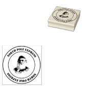 サンタク表現ロース付き北極郵便スタンプ ラバースタンプ (押印)