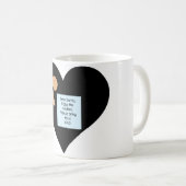 サンタク親愛ッキーでおもちゃブラックハート コーヒーマグカップ (正面右)