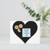 サンタク親愛ッキーでおもちゃブラックハート シーズンポストカード (スタンド正面)