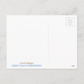 サンタク親愛ッキーでおもちゃ紫のハート シーズンポストカード (裏面)