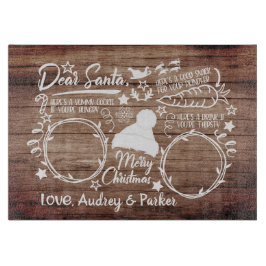 サンタク親愛ッキー&ミルクサービング カッティングボード