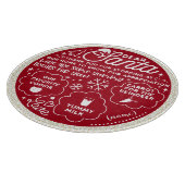 サンタク親愛ッキー&ミルクラウンドトレイホワイト文字1 カッティングボード (角)