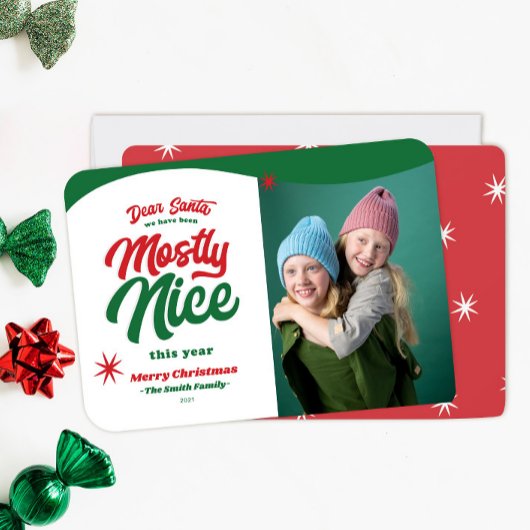 サンタク親愛リおもしろいスマスカード シーズンカード