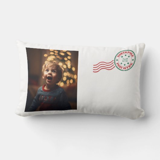 サンタク親愛リおもしろいスマスキュート記念シーズン ランバークッション (裏面)