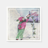 サンタク親愛リスマスパーティー スタンダードカクテルナプキン (正面)