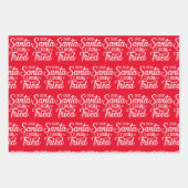 サンタク親愛リスマスラッピング紙 ラッピングペーパーシート (正面)