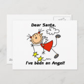 サンタク親愛リスマスTシャツとギフト シーズンポストカード (正面/裏面)