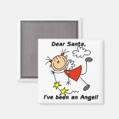 サンタク親愛リスマスTシャツとギフト マグネット (正面/裏面)