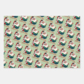 サンタク読ロー禁止の本 ラッピングペーパーシート (正面3)