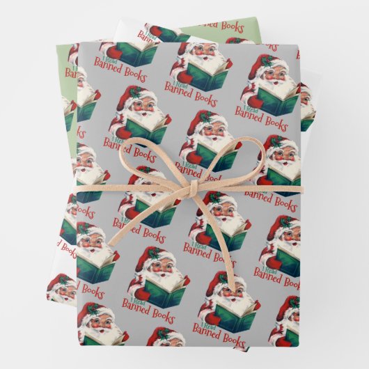 サンタク読ロー禁止の本 ラッピングペーパーシート (インサイチュ)