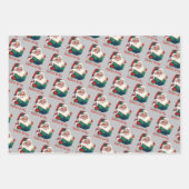 サンタク読ロー禁止の本 ラッピングペーパーシート (正面)