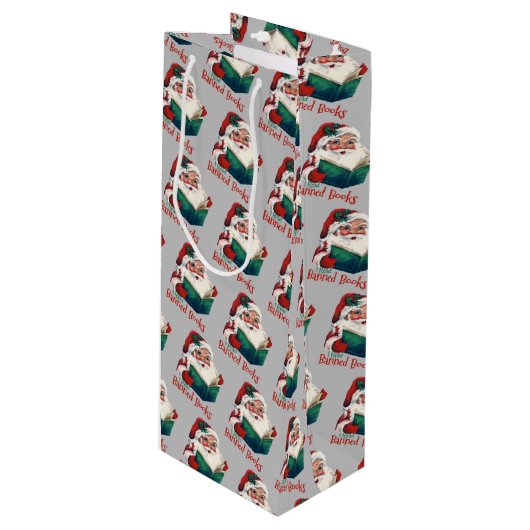 サンタク読ロー禁止の本 ワインギフトバッグ (正面アングル)