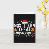 サンタク食べッキーのクリスマスファミリーに最も近い カード (黄色い花)