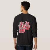 サンタク飲リスマススウェットシャツ スウェットシャツ (裏面フル)