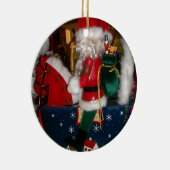 サンタク飾ロースクリスマスアートプリント/デザイン セラミックオーナメント (右)
