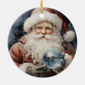 🎅サンタグローすてきオーナメント🎅 セラミックオーナメント (裏面)