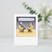 サンタゲッツアドバイス |クリスマスセラピー シーズンポストカード (スタンド正面)