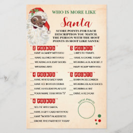 サンタゲームカードに最も近いクリスマス チラシ