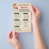 サンタゲームカードに最も近いクリスマス チラシ (ハンドル)