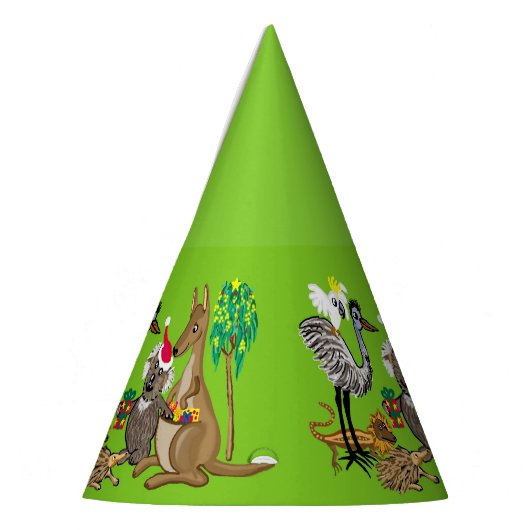 サンタコアラオーストラリアのクリスマス動物 パーティーハット (左)