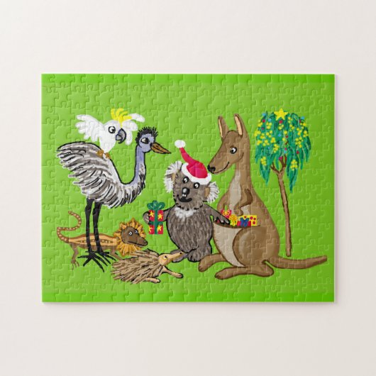 サンタコアラ・クリスマスプレゼント ジグソーパズル (横)