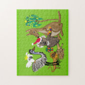 サンタコアラ・クリスマスプレゼント ジグソーパズル (縦)