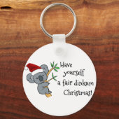 サンタコアラ – フェアディンカム キーホルダー (正面)