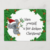 サンタコアラ – フェアディンカム シーズンポストカード (正面)