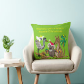 サンタコラ与えア・オーストラリアのクリスマスプレゼント・スロー クッション (椅子)