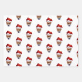 サンタコルギラッピング紙シート ラッピングペーパーシート (正面3)