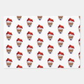 サンタコルギラッピング紙シート ラッピングペーパーシート (正面2)