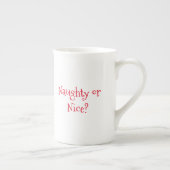 サンタコンアクリスマスマグカップ ボーンチャイナマグカップ (右)