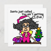 サンタコール シーズンカード (正面/裏面)