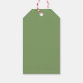 サンタゴルフィングクリスマスおもしろい ギフトタグ (裏面)