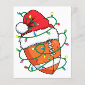 サンタサッカースポーツボールメンズボーイズクリスマスクリスマス (裏面)