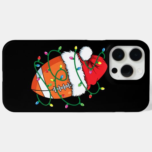 サンタサッカースポーツボールメンズボーイズクリスマスクリスマス Case-Mate iPhoneケース (裏面 (横))