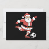 サンタサッカー遊のクリスマススポーツ シーズンカード (正面)