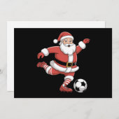 サンタサッカー遊のクリスマススポーツ シーズンカード (正面/裏面)