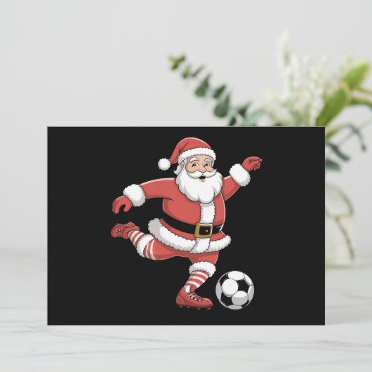 サンタサッカー遊のクリスマススポーツ シーズンカード (スタンド正面)