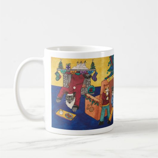 サンタサプライズ コーヒーマグカップ (左)