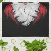 サンタサングラスプライドクリスマスパジャマX-masゲイ キッチンタオル (折り畳み)