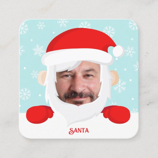 サンタサーカスタムビス写真 スクエア名刺 (正面)