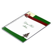 サンタサービスノートブック ノートブック (左側)